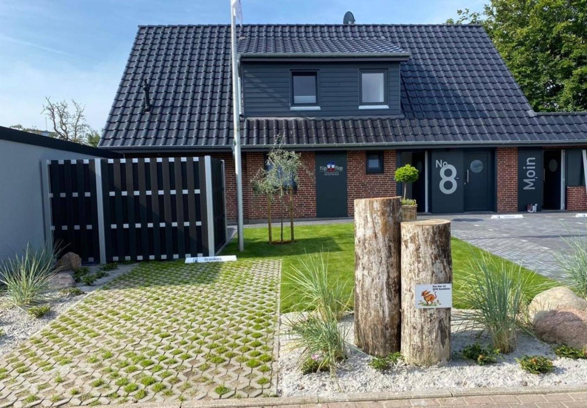 Studio Sonnenuntergang Zentrum- Hafennah Busum Bagian luar foto